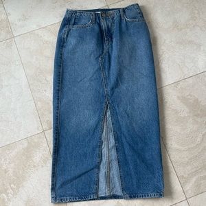 Zara denim skirt